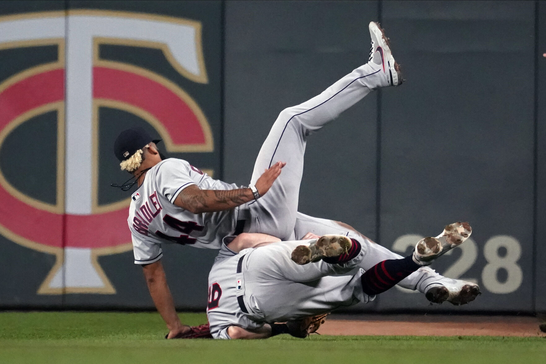 APTOPIX Indians Twins Baseball